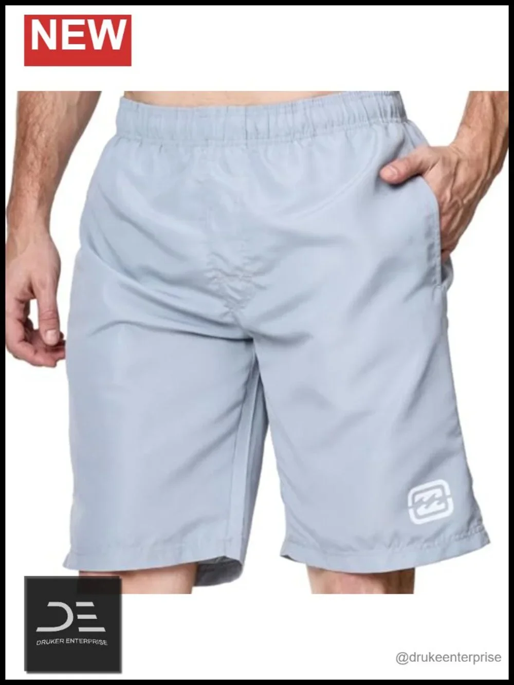 Quick Dry Board Shorts for Men, Adjustable Waist, 10 Inseam